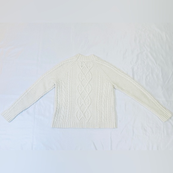 Abercrombie & Fitch Knitted Mockneck Sweater - Ivory - XS - Picture 11 of 15